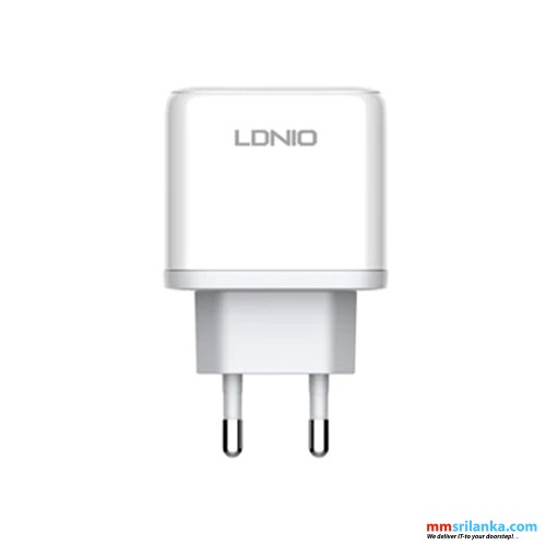 LDNIO A2526C 45W Dual USB QC4.0 Super Fast Charger (6M)